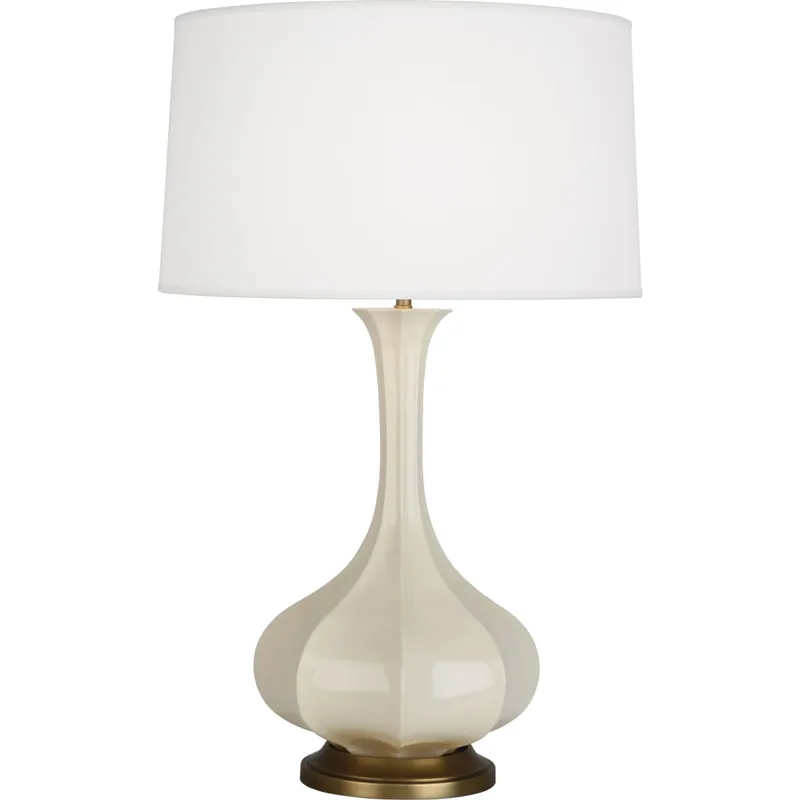 Robert Abbey Pike 32" Vase Table Lamp with Brass Accents Direct From Factory