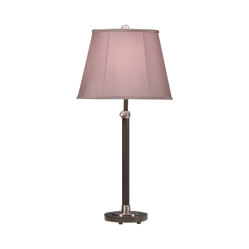 Robert Abbey Bruno 26" Adjustable Buffet Table Lamp with a Gray Microfiber Shade Flash Sale