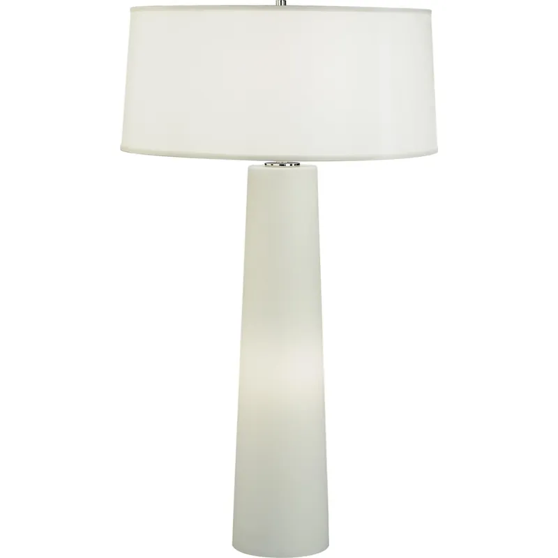 Money Back Guarantee Robert Abbey Olinda 34" Column Table Lamp with a White Organza Shade