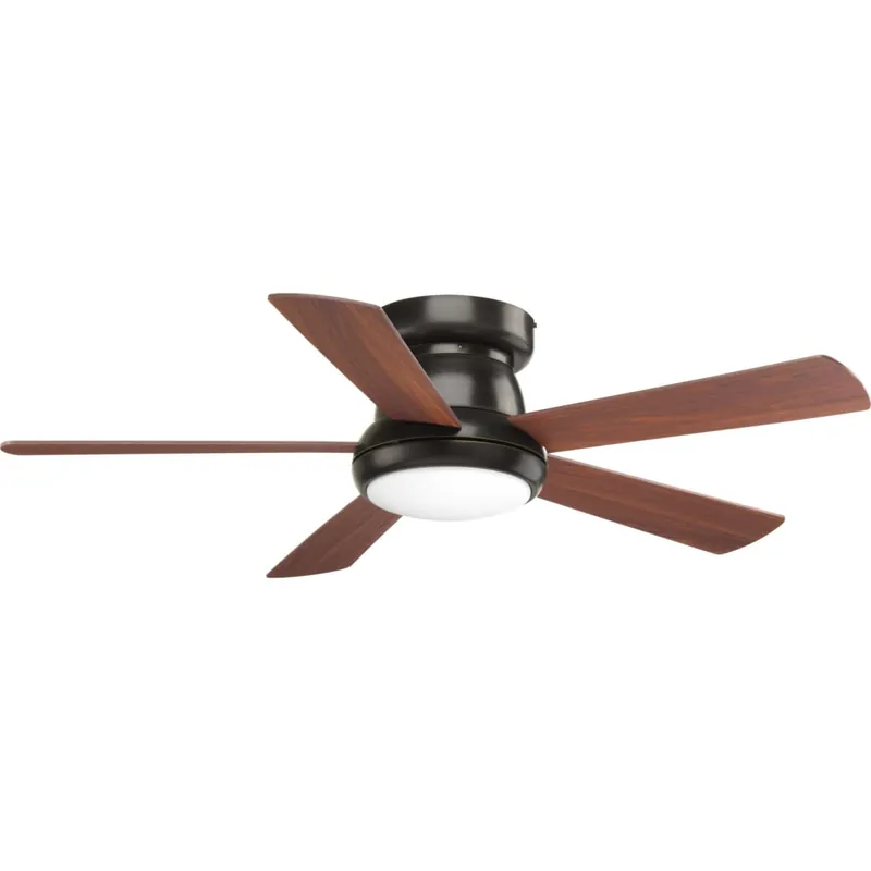 Buy Today Progress Lighting Vox 52" 5 Blade Hugger Indoor Ceiling Fan with LED Light Kit and Remote