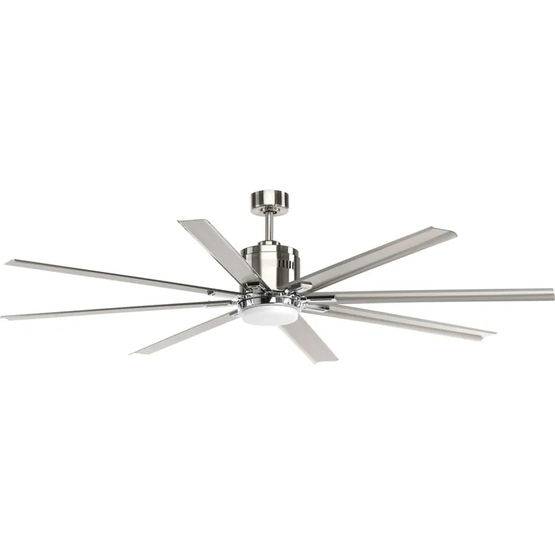 Progress Lighting Vast 72" 8 Blade Indoor / Outdoor Ceiling Fan with LED Light Kit and Remote Control Best Choice