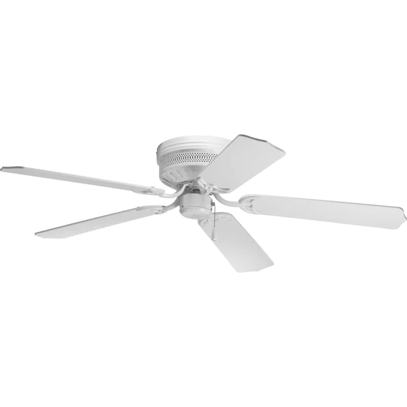 Best Seller Progress Lighting Hugger 52" 5 Blade Flush Mount Indoor Ceiling Fan - Blades Included