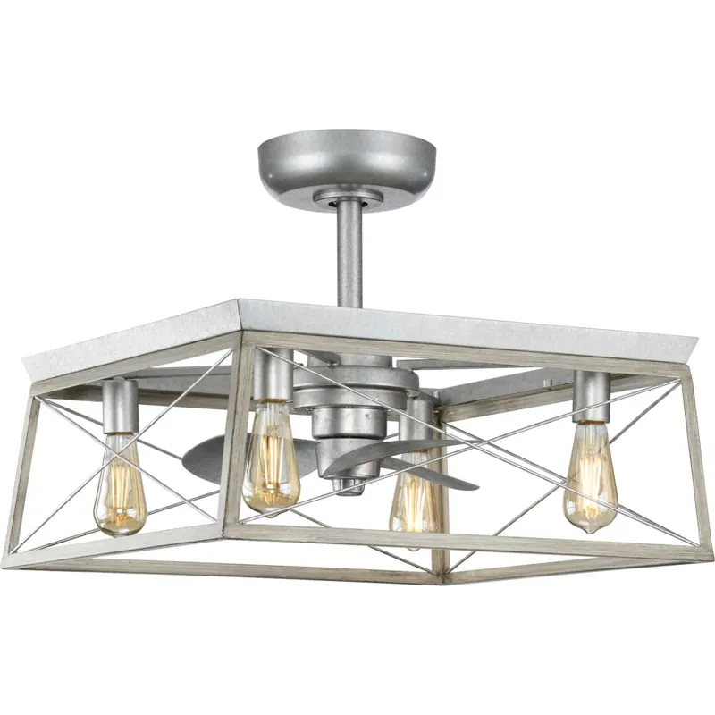 Professional Grade Progress Lighting Briarwood 14" 3 Blade Indoor Ceiling Fan