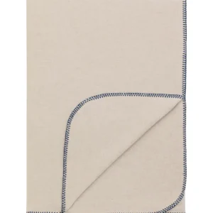 BRERA BISQUE WITH DENIM STITCH - Included in: Thom Filicia Throws Limited Time