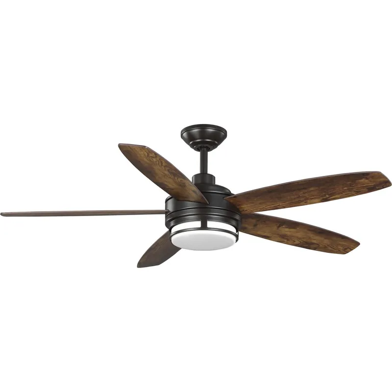Progress Lighting Albin 54" 5 Blade LED Indoor Ceiling Fan with Remote Control Genuine