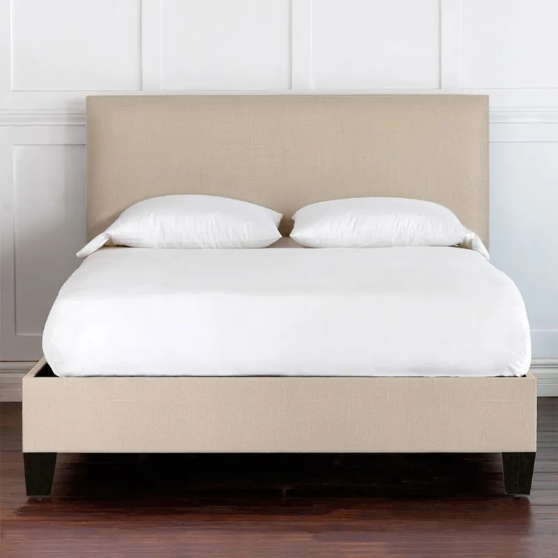 MALLEO UPHOLSTERED BED IN VIVO BISQUE Last Chance