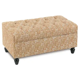Express Delivery FELLOWS AMBER STORAGE CHEST OTTOMAN - Included in: Edith