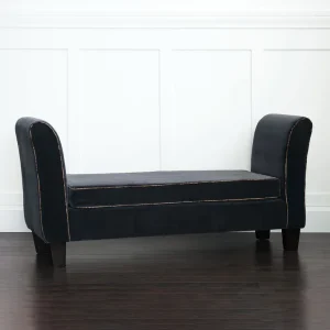 PRISCILLA FAUX MOHAIR BENCH - Included in: Priscilla Trusted Brand