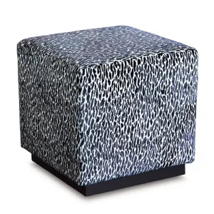 Last Chance EARL PLATFORM OTTOMAN IN INDIGO