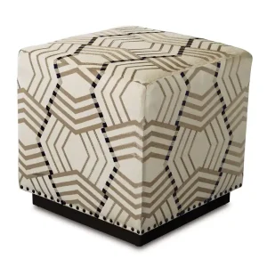 KIMAHRI EMBROIDERED OTTOMAN - Included in: Kimahri Secure Checkout