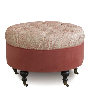 RENA CARNATION ROUND OTTOMAN - Included in: Rena Affordable