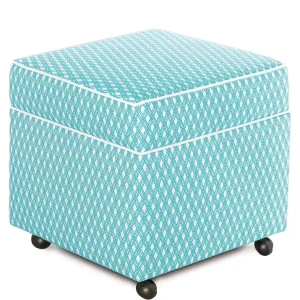 SENNA SKY STORAGE BOX OTTOMAN - Included in: Maldive Same Day Shipping