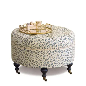 TABBY SAPPHIRE ROUND OTTOMAN - Included in: Emory Top Rated