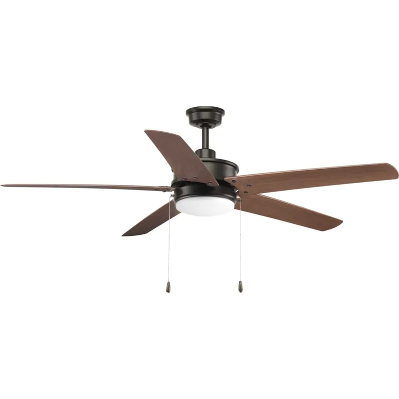 Bargain Progress Lighting Whirl 60" 5 Blade Indoor Ceiling Fan with Integrated LED Light Kit