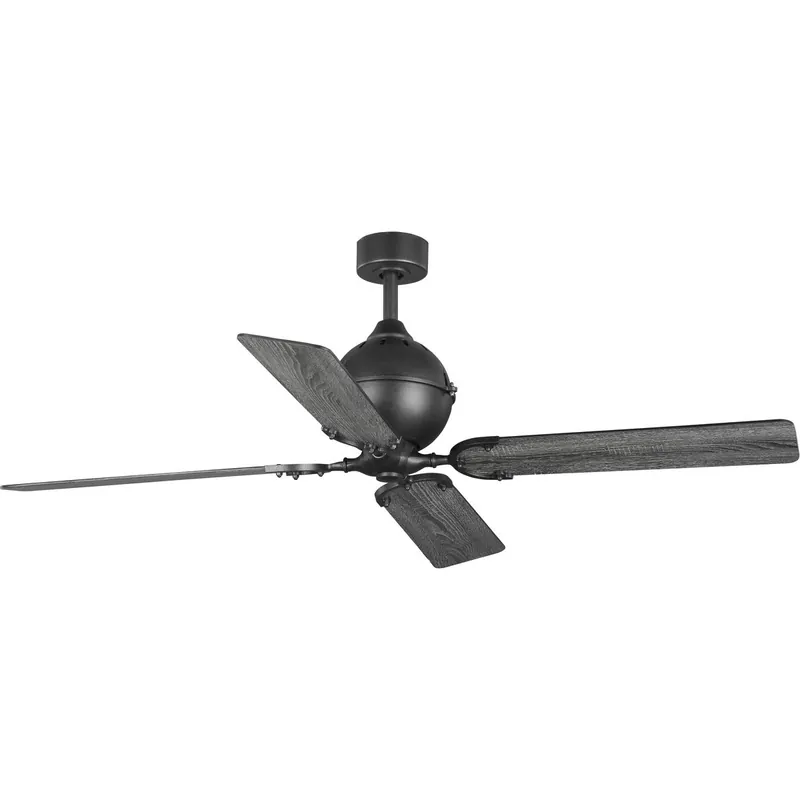 Exclusive Progress Lighting Royer 56" 4 Blade Indoor Ceiling Fan with Remote Control