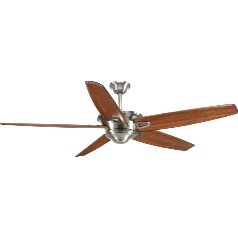 Exclusive Offer Progress Lighting Caleb 68" 5 Blade Indoor Ceiling Fan with Remote Control