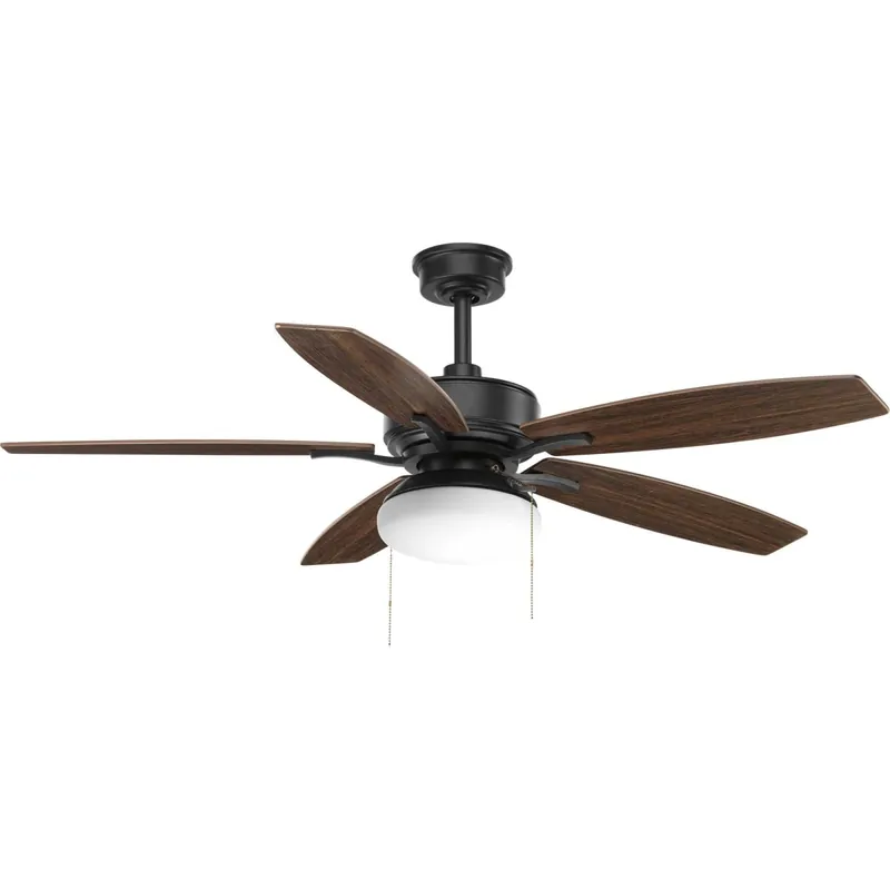 Best Price Progress Lighting Billows 52" 5 Blade Integrated LED Indoor Ceiling Fan with Reversible Fan Blades