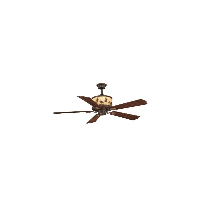 Roseto Gabriel 56" 5 Blade Indoor Ceiling Fan with Remote Control Mega Sale