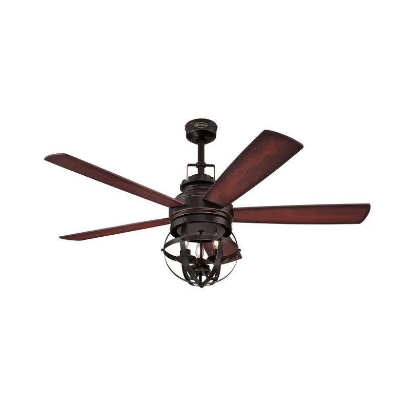 Westinghouse Stella Mira 52" 5 Blade Indoor Ceiling Fan - Light Kit and Remove Included Next Day Delivery