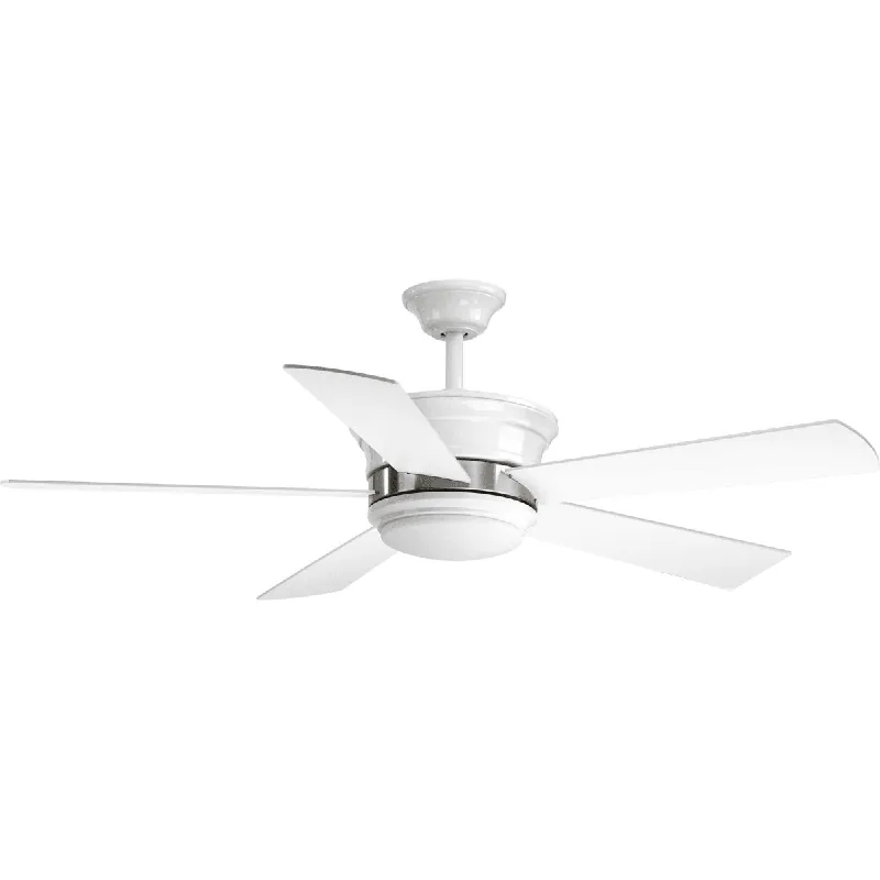 Low Price Progress Lighting Harranvale 54" 5 Blade Integrated LED Indoor Ceiling Fan with Remote Control