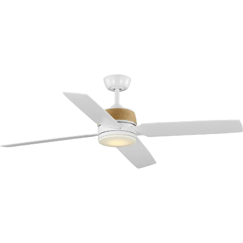 High Quality Progress Lighting Shaffer II 56" 4 Blade Indoor LED Ceiling Fan