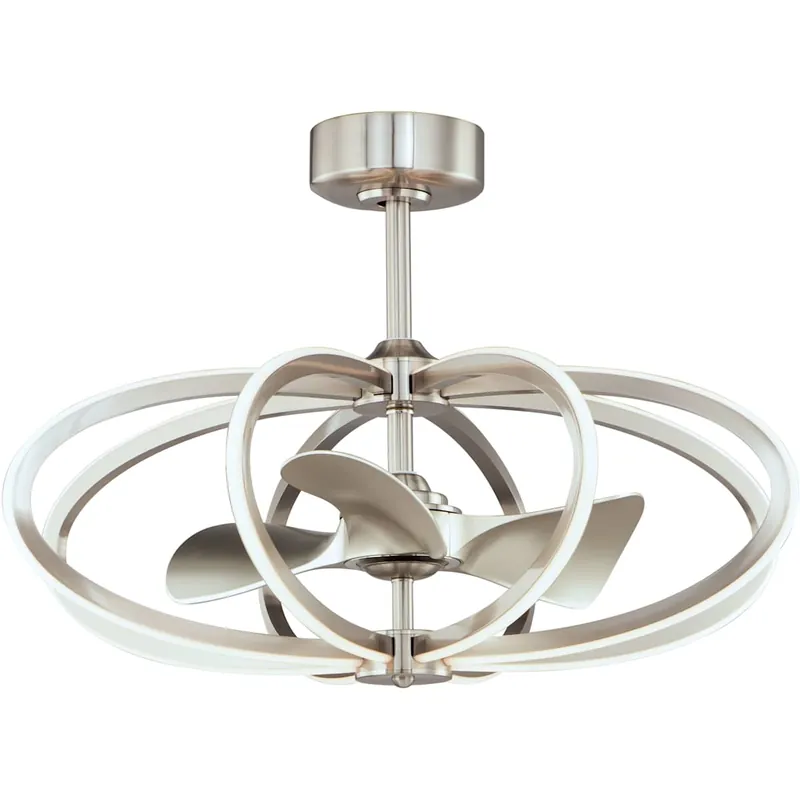 Maxim Solstice 21-3/4" 3 Blade Smart LED Outdoor Ceiling Fan with Remote Control Discount