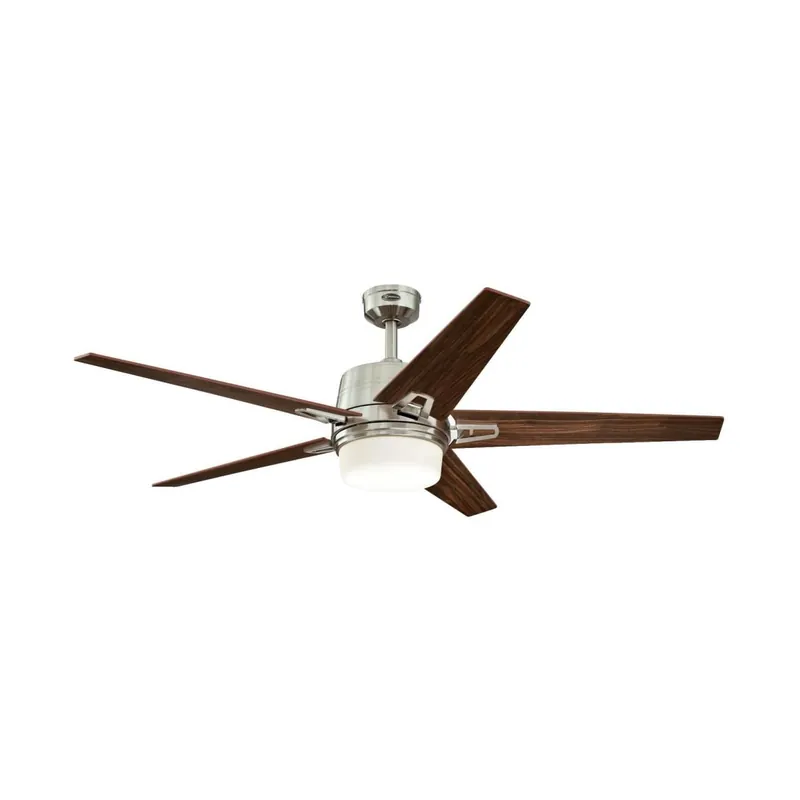 Westinghouse Zephyr 2 Light 5 Blade LED Hanging Indoor Ceiling Fan with Reversible Blades, Light Kit, Remote Control and Downrod Included Mega Sale