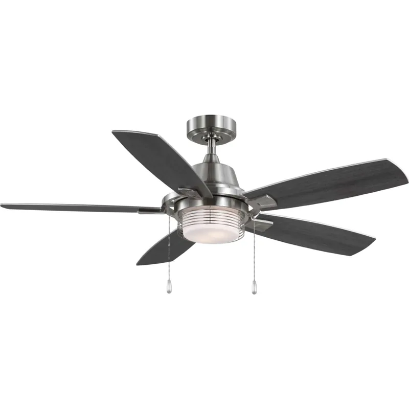 Progress Lighting Freestone 52" 5 Blade Indoor Ceiling Fan with Shade Certified