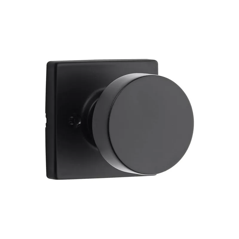 Kwikset Pismo Non-Turning One-Sided Dummy Door Knob with Square Rose Exclusive Offer