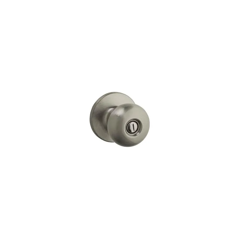 Kwikset Safe Lock by Kwikset Athens Privacy Door Knob Set with Round Rose Hassle-Free Returns