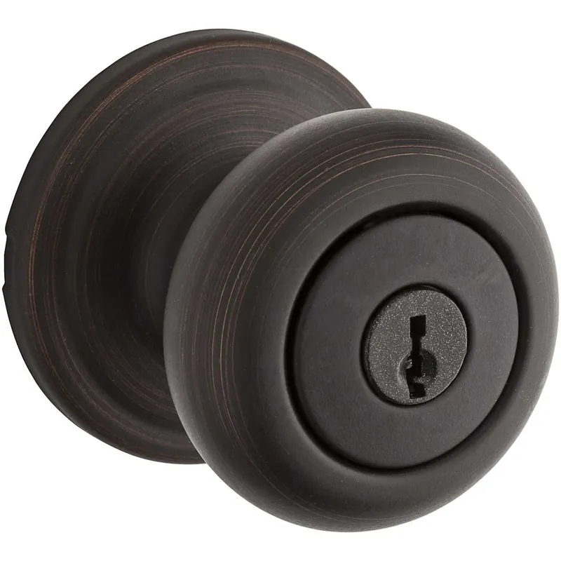 Kwikset Signature Series Hancock Keyed Entry Single Cylinder Knobset Authentic