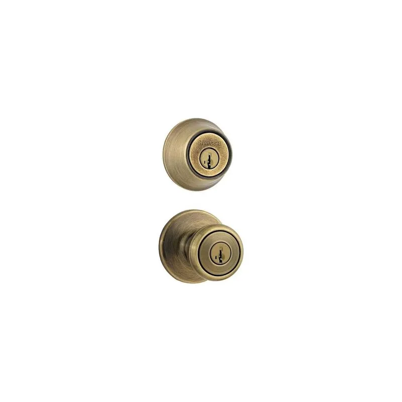 Kwikset Tylo SmartKey Single Cylinder Knobset and Deadbolt Combo Pack Authentic