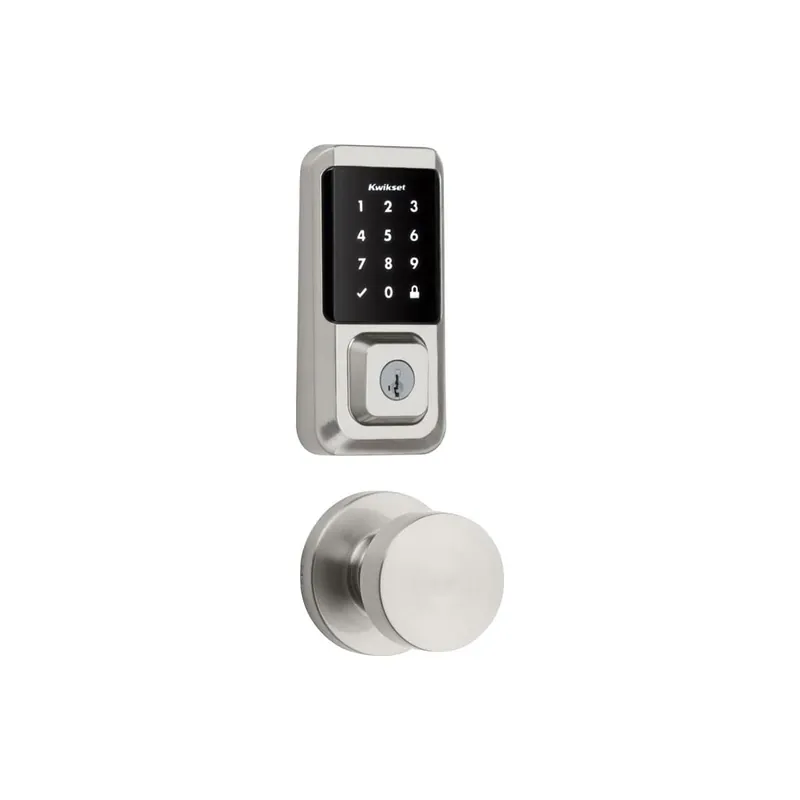 Kwikset Pismo Passage Knob and 939 Halo WiFi Enabled Deadbolt Combo Pack with SmartKey Express Delivery