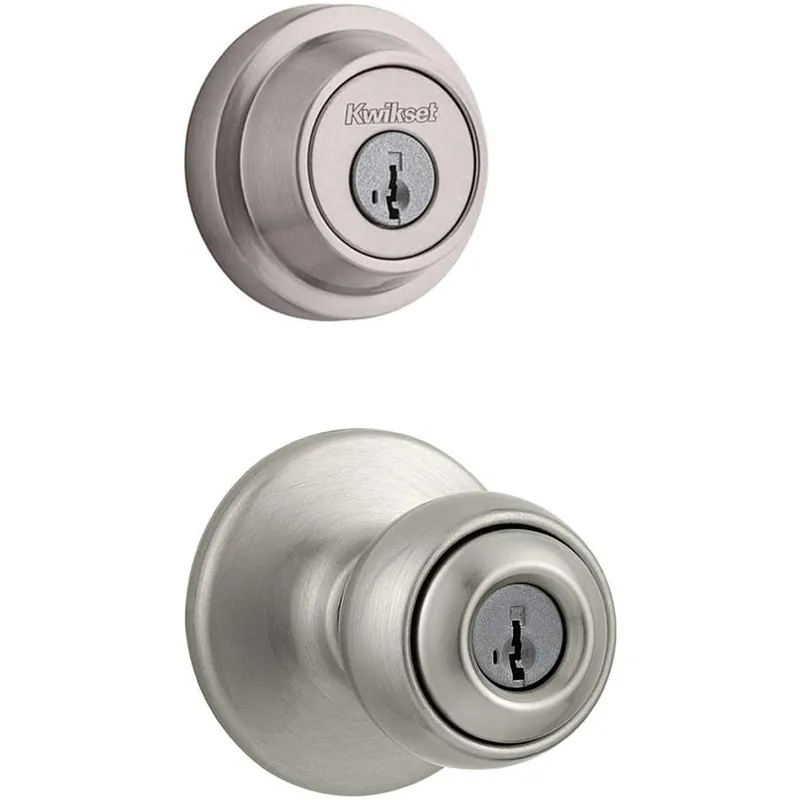 Kwikset Polo (Round Rosette) Knob and 660 Deadbolt Combo Pack with SmartKey Order Now