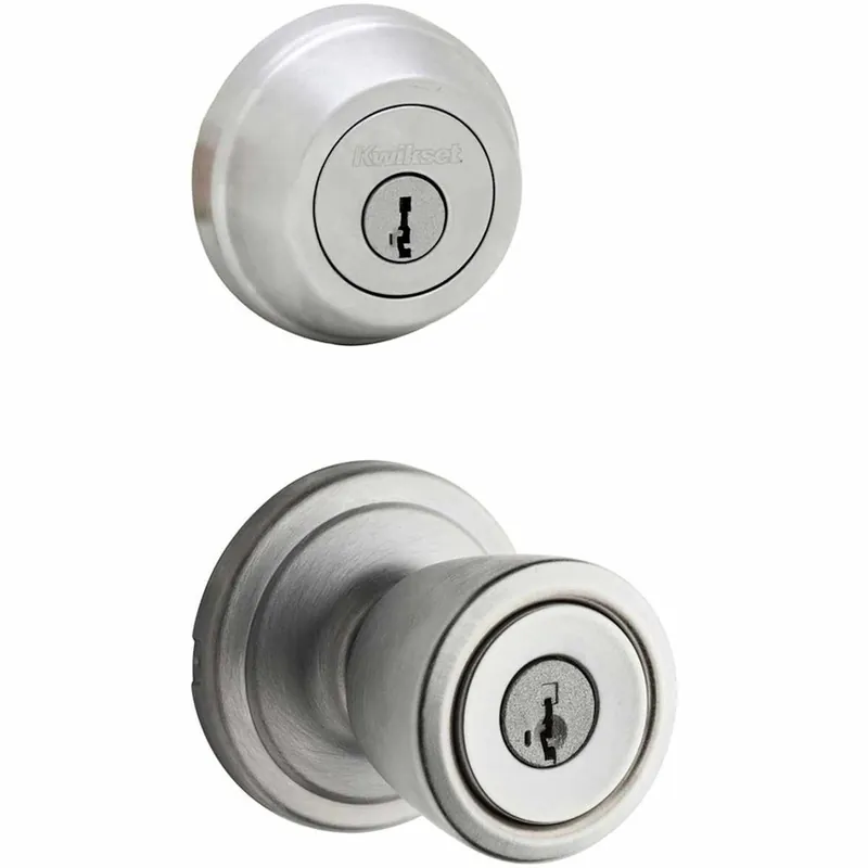 Price Drop Kwikset Abbey (Round Rosette) Knob and 780 Deadbolt Combo Pack with SmartKey
