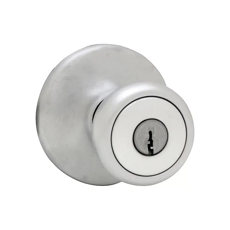 Kwikset Single Cylinder Keyed Entry Knob Set with Round Rose for Mobile Homes Buy Today