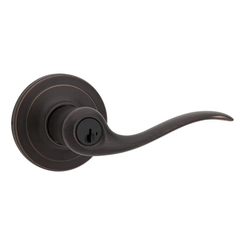 Kwikset Tustin Keyed Entry Door Leverset with Smart Key from the Signature Series Special Offer