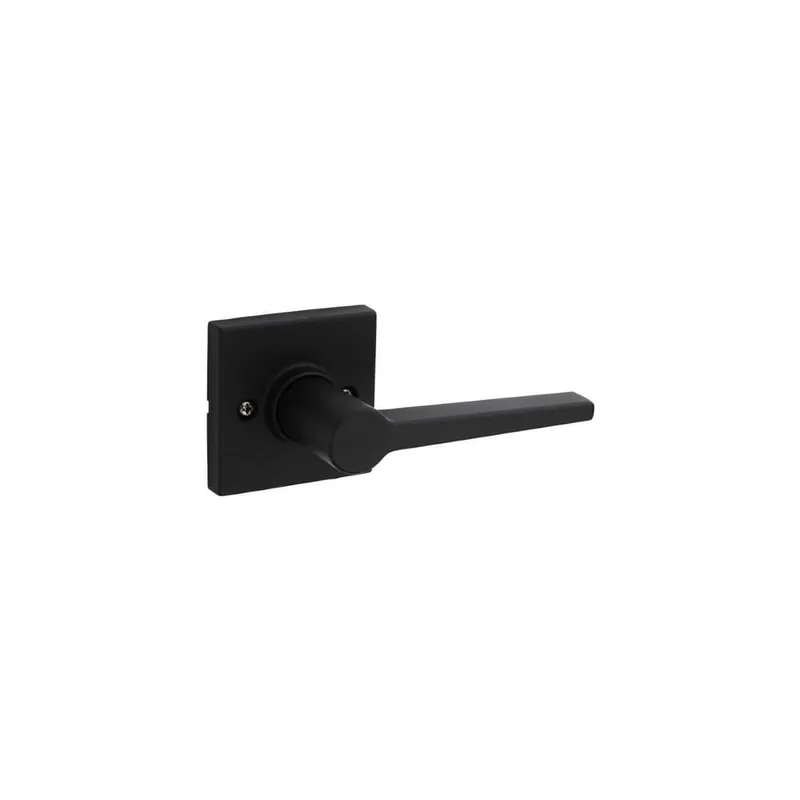 Kwikset Safe Lock by Kwikset Daylon Non-Turning One-Sided Door Lever with Square Rose Clearance