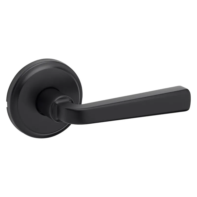 Kwikset Trafford Passage Door Lever Set with Round Rose Direct From Factory