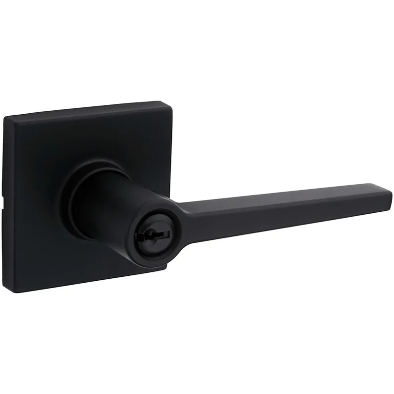 Limited Time Kwikset Safe Lock by Kwikset Daylon Single Cylinder Keyed Entry Door Lever Set with Square Rose
