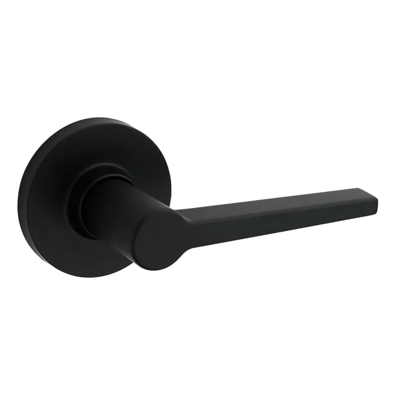 Must Have Kwikset Daylon Passage Door Lever Set with Round Rose from the Safe Lock Collection