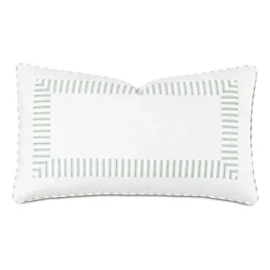 BLASS TICKING DECORATIVE PILLOW IN LEAF - Included in: Blass Save Now