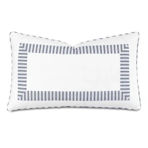 Today Only BLASS TICKING DECORATIVE PILLOW IN NAVY - Included in: Blass