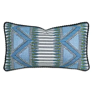 CORONA DEL MAR EMBROIDERED DECORATIVE PILLOW - Included in: Calliope,Corona Del Mar,Decorative Pillows Discount