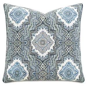 Professional Grade OJAI EMBROIDERED MEDALLION DECORATIVE PILLOW - Included in: Decorative Pillows,Ojai