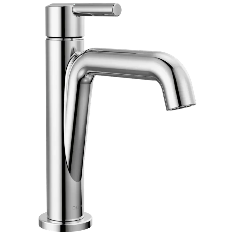 Single Handle Bathroom Faucet in Chrome Modern