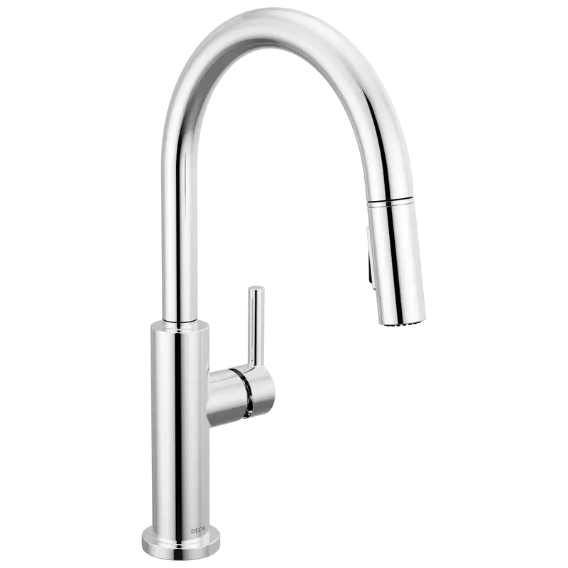 Don’t Miss Out Single Handle Pull-Down Kitchen Faucet in Chrome