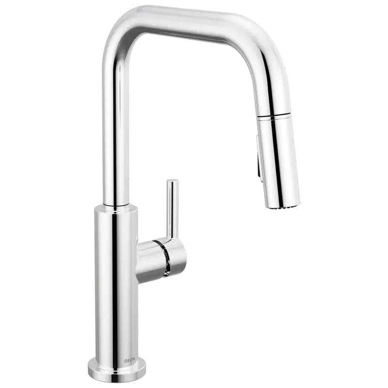 Single Handle Pull-Down Kitchen Faucet in Chrome Authentic