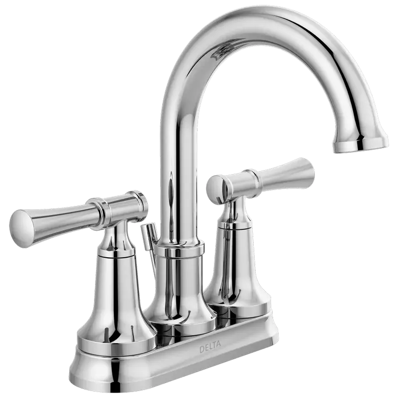 Two Handle Centerset Bathroom Faucet in Chrome Worldwide Shipping