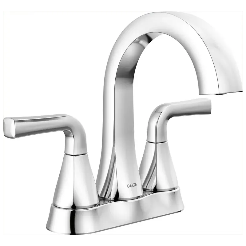 Two Handle Centerset Bathroom Faucet in Chrome Holiday Sale